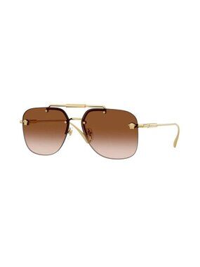 Versace VE2296 Sunglasses Sun Glasses 1002/13 Gold Authentic New 60mm Men